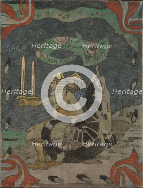 Saga, 1926. Creator: Munthe, Gerhard (1849-1929).