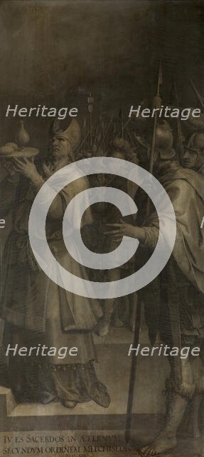 Abraham and Melchizedech, 1589-1596. Creator: Ambrosius Francken I.