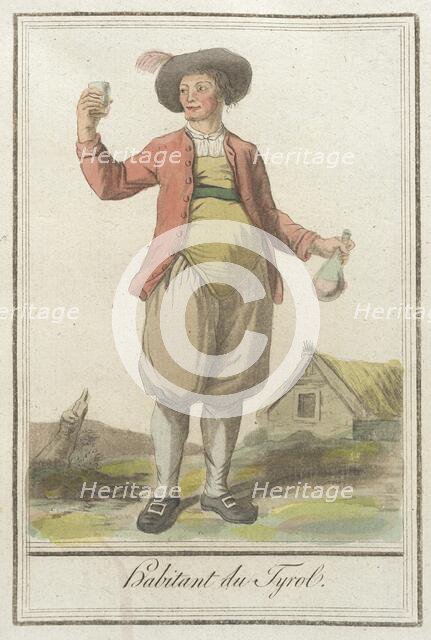Costumes de Différents Pays, 'Habitant du Tyrol', c1797. Creator: Jacques Grasset de Saint-Sauveur.