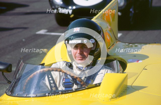 Martin Brundle in 1956 Jaguar D type,1998 Goodwood revival. Artist: Unknown.