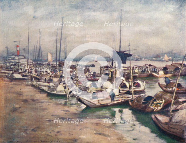 'A River Scene', 1903. Artist: Mortimer L Menpes.