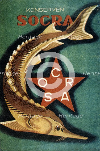 Publicity for a Russian commerce exhibition, 1930.  Artist: Sergey Igumnov