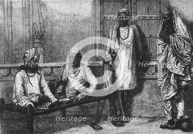 'Religious Mendicants at Benares', c1891. Creator: James Grant.