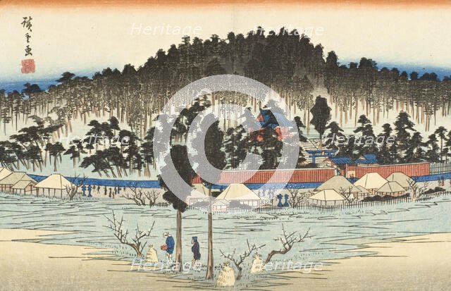 Oji Inari Shrine, c1840. Creator: Ando Hiroshige.