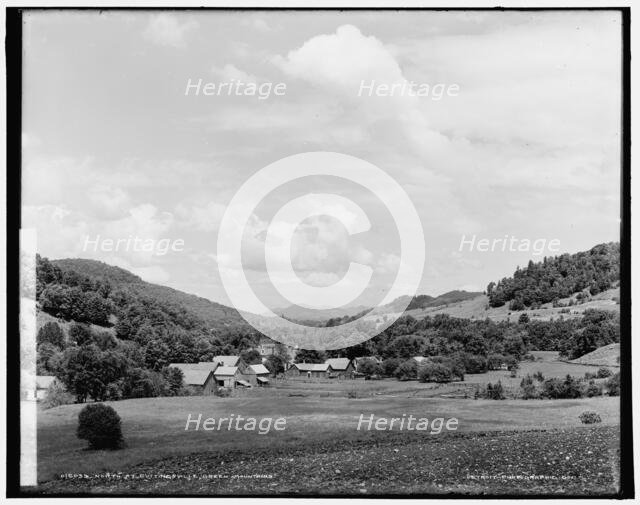 North at Cuttingsville, Green Mountains, between 1900 and 1906. Creator: Unknown.