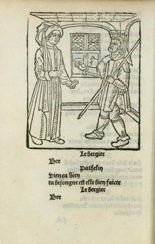La Farce de maître Pathelin, c. 1490. Creator: Anonymous.