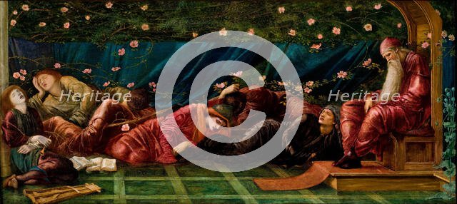 The King and His Court, 1871-1873. Creator: Burne-Jones, Sir Edward Coley (1833-1898).