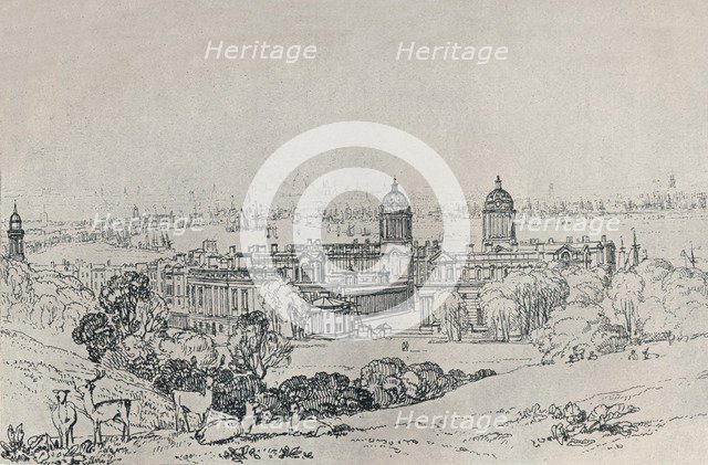 'London from Greenwich Park', c1809, (1923). Artist: JMW Turner.