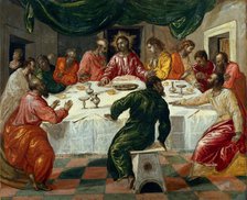 The Last Supper, 1568. Creator: El Greco, Dominico (1541-1614).