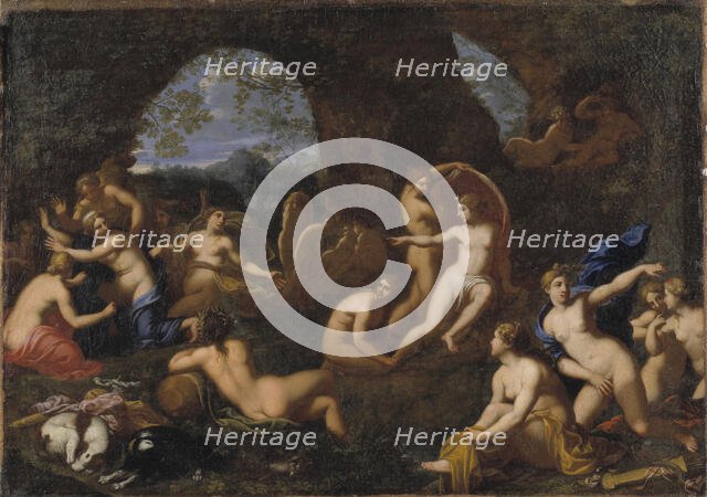 Diana and Callisto, 1657-1705. Creator: Johannes van Haensbergen.