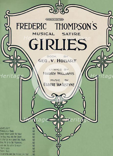 'Frederic Thompson's Musical Satire "Girlies"', 1911.  Creator: Unknown.