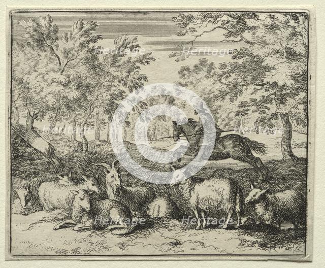Reynard the Fox: The Chase of the Stag. Creator: Allart van Everdingen (Dutch, 1621-1675).