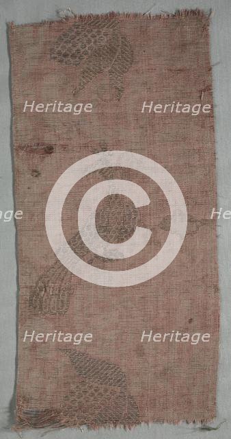 Brocade Textile, 1600s. Creator: Unknown.