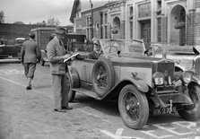 MG 14/40 of DC Collins taking part in the North West London Motor Club Trial, 1 June 1929. Artist: Bill Brunell.