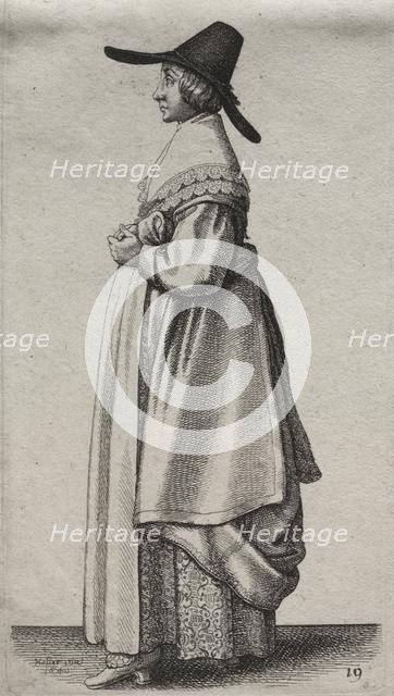 The Several Habits of English Women, from the Nobility to the Country Women..., 1640. Creator: Wenceslaus Hollar (Bohemian, 1607-1677).