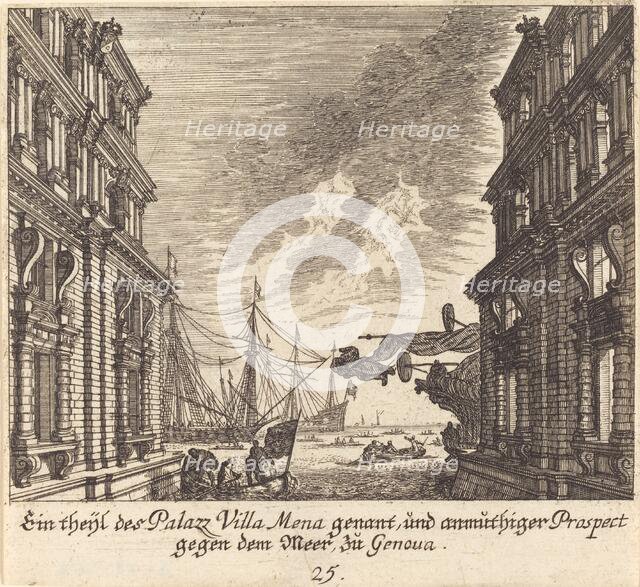 Palazzo Villamena, Genoa, 1681. Creator: Melchior Küsel.