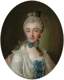 Portrait of Princess Elzbieta Izabela Lubomirska, née Countess Czartoryska (1736-1816), 18th century Creator: Krafft, Per, the Elder (1724-1793).