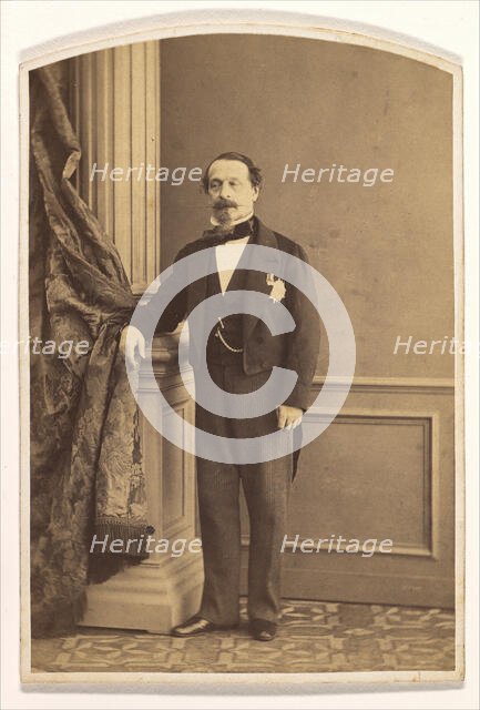 Emperor Napoleon III, March 1860. Creator: Olympe Aguado.