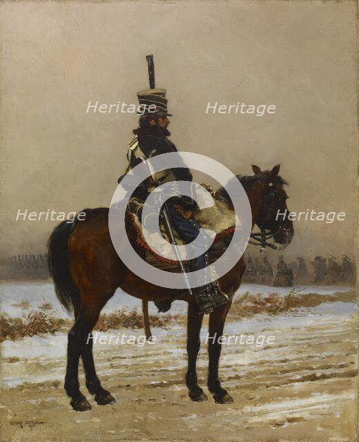 The Picket, 1875. Creator: Jean Baptiste Edouard Detaille.