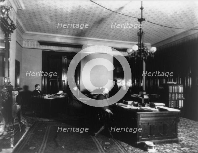 White House employees, between c1884 and 1910. Creator: Frances Benjamin Johnston.