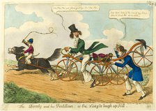 The Dandy and His Postillion - or the Waay to Laugh Up Hill, 1819. Creator: William Heath.