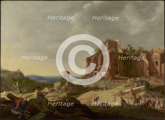 The Stoning of Saint Stephen, 1632. Creator: Bartholomeus Breenbergh.