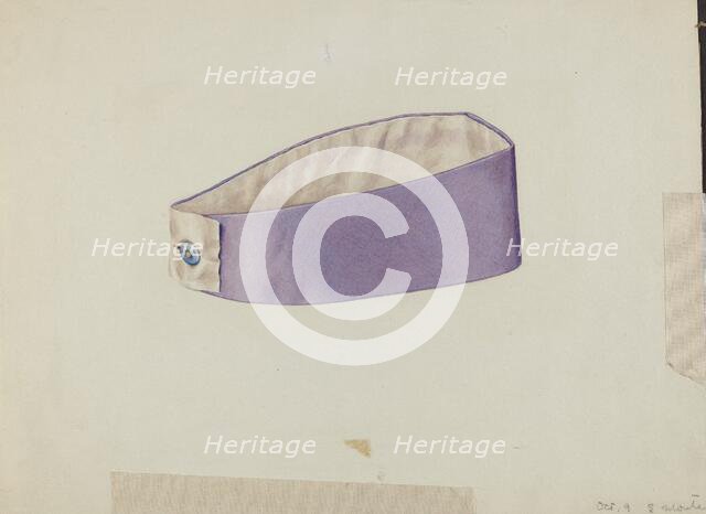 Shaker Man's Collar, c. 1936. Creator: Elizabeth Moutal.