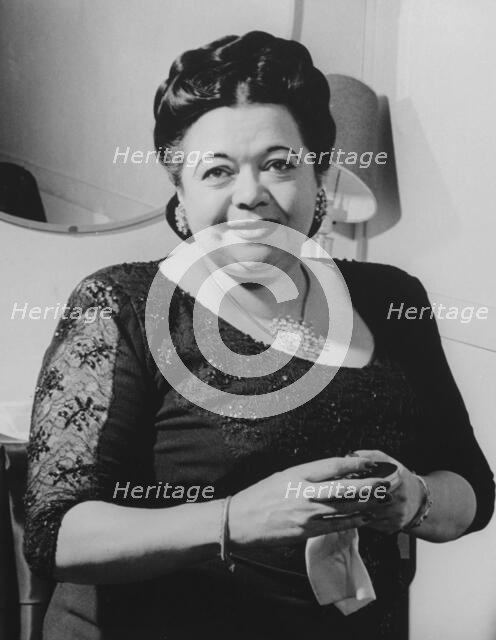 Portrait of Mildred Bailey, Aquarium, New York, N.Y., ca. Aug. 1946. Creator: William Paul Gottlieb.