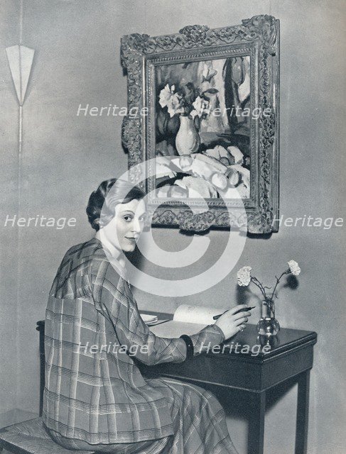 'Marie Ney in her Flat', c1934. Artist: Unknown.
