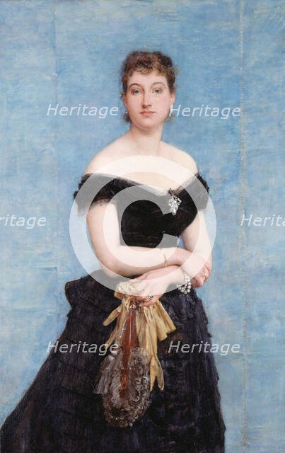 Madame Louis Singer, 1884. Creator: Paul-Jacques-Aime Baudry.