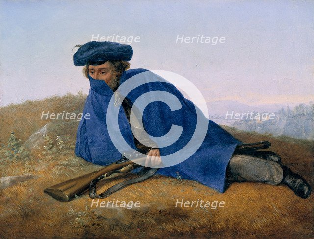 Outpost Duty, 1829. Artist: Kersting, Georg Friedrich (1785-1847)