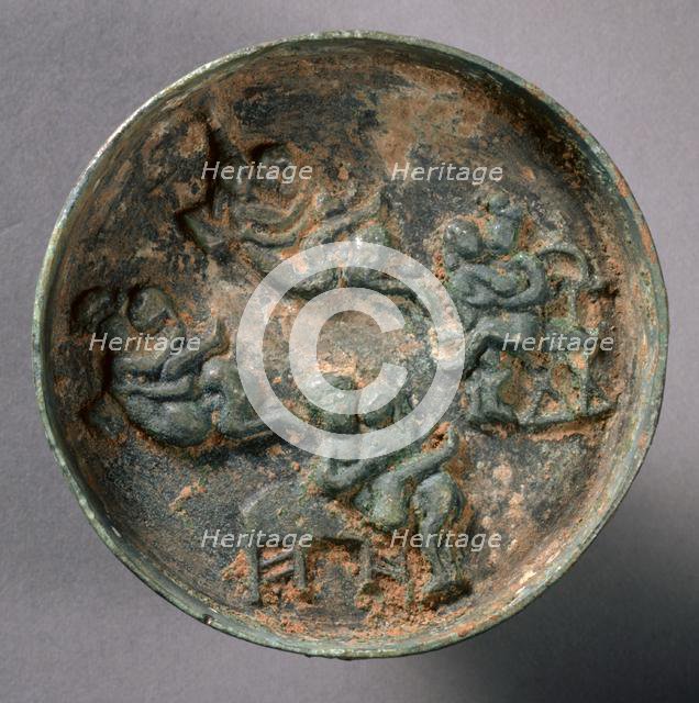 Small Erotic Mirror, late 1200s-mid-1300s. Creator: Unknown.