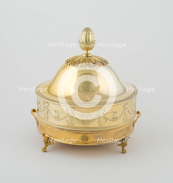 Pair of Warming Dishes, Paris, 1794/97. Creators: Martin-Guillaume Biennais, Pierre-Benoît Lorillon.