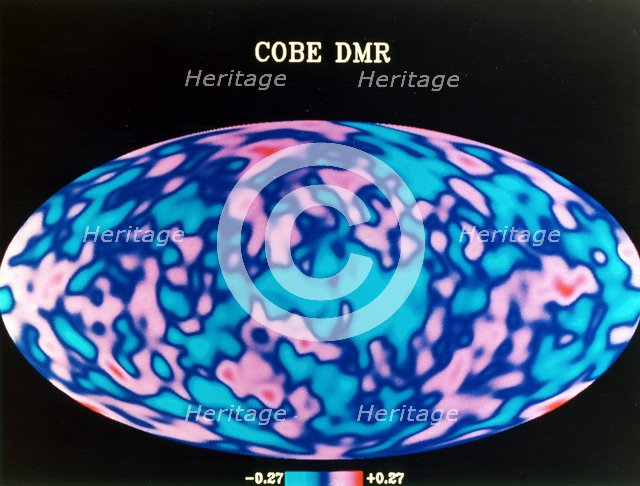 Microwave map of whole sky, c1990s. Artist: Unknown