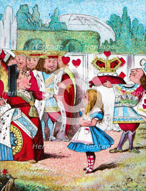 'Off with her head! Alice and her Red Queen', c1910. Artist: John Tenniel.