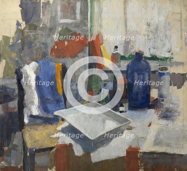 Etching Table, 1909. Creator: Rik Wouters.