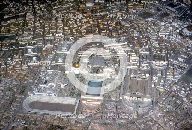 Model of Rome in the Imperial Period. Artist: Unknown