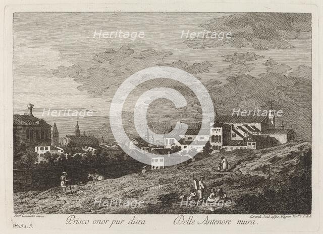 Prisco onor pur dura..., c. 1760. Creator: Joseph Wagner.