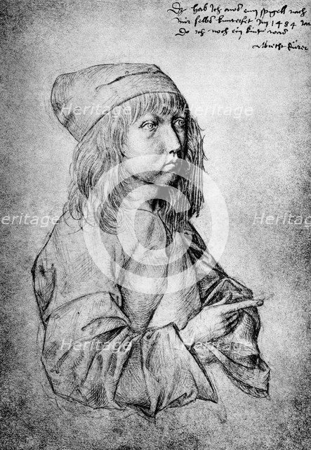 'Self portrait at the age of thirteen', 1484, (1936). Artist: Albrecht Dürer