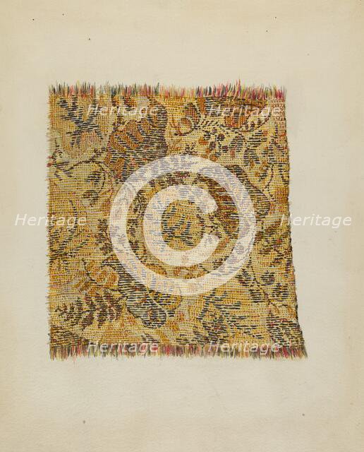 Ingrain Carpet, c. 1937. Creator: Marian Curtis Foster.