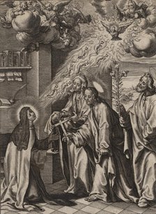 The Vision of St. Theresa, 1570-1604. Creator: Antonius Wierix.
