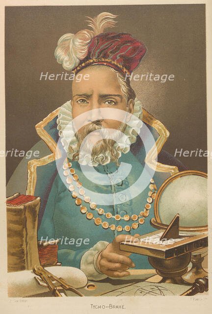 Portrait of Tycho Brahe (1546-1601), 1879. Creator: Planella y Rodríguez, Juan (1849-1910).