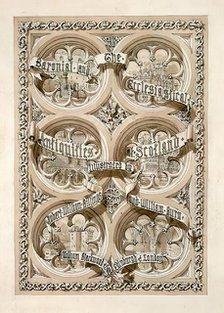 Title Page  for 'The Baronial And Ecclesiastical Antiquities of Scotland' (4 Volumes), 1848-1852. Creator: Robert William Billings.