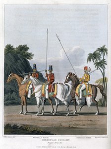 'Irregular Cavalry, Bengal Army 1817' (1819). Artist: Havell & Son