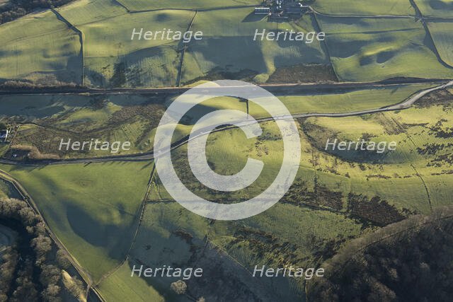 Willowford Roman temporary camp, Cumbria, 2017. Creator: Damian Grady.