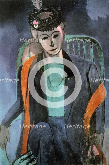 'Portrait of the Artist's Wife', 1913. Creator: Henri Matisse.