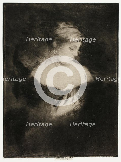 Profile of a Woman, 1900-05. Creator: Theodore Roussel.