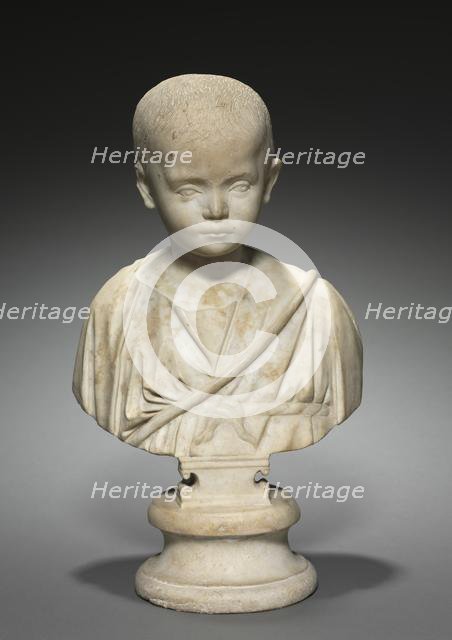 Portrait Bust of a Girl, c. 250-275. Creator: Unknown.