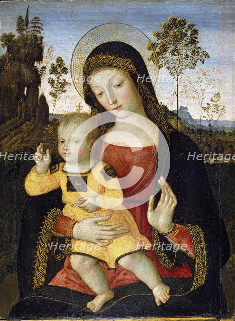 The Virgin and Child, 1470s-1490s. Artist: Bernardino Pinturicchio.