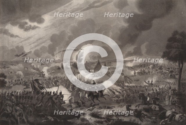 'The Battle of Waterloo, June 18, 1815', 1817 (1909). Creator: Richard Gilson Reeve.